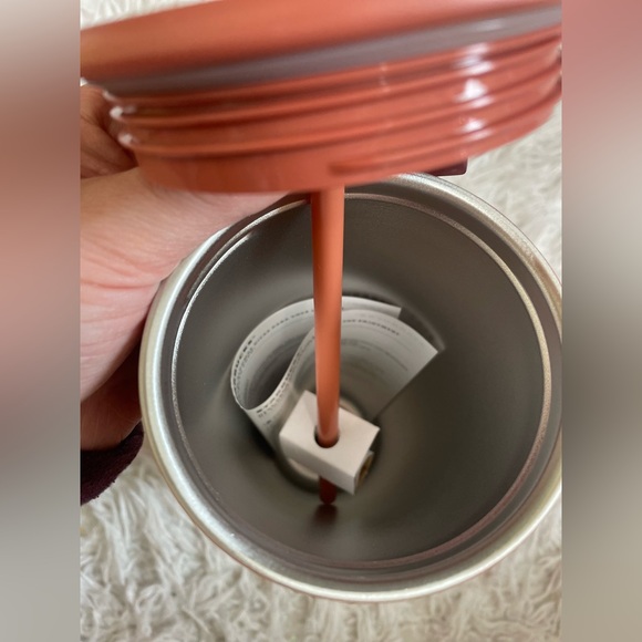 NWT Starbucks 2024 Terracotta Brown/Orange Recycled Triangle SS Venti Tumbler - Picture 6 of 12